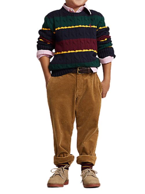 Pantalone da Bambino Ralph Lauren in velluto di cotone POLO RALPH LAUREN | PANTALONI | 321881710002