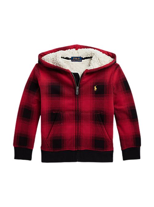 Felpa da Bambino Ralph Lauren con motivo scozzese POLO RALPH LAUREN | FELPE | 322883090001