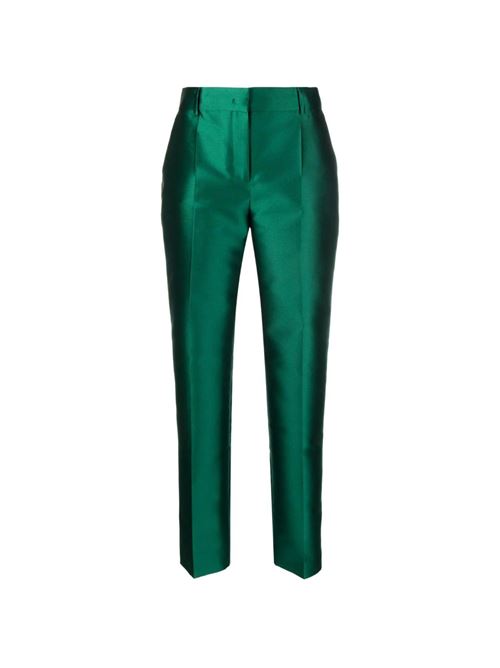 Pantalone Donna verde con gamba affusolata ALBERTA FERRETTI | PANTALONI | A031066250389