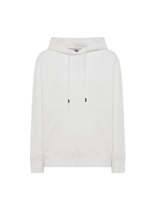 Felpa Donna bianco con tasca a marsupio AUTRY | HOIW409W
