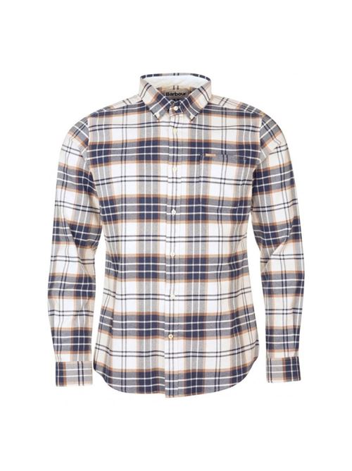 Camicia Uomo beige con colletto button-down BARBOUR | MSH5035BE11