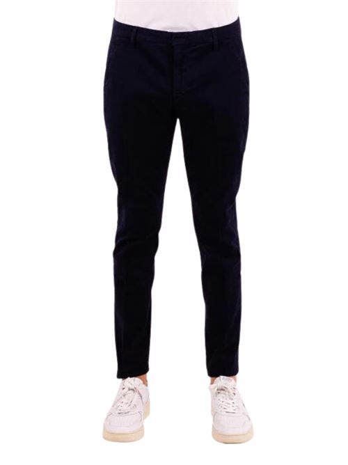 Pantalone Donna blu con passanti in vita DONDUP | UP235GSE043PTD890