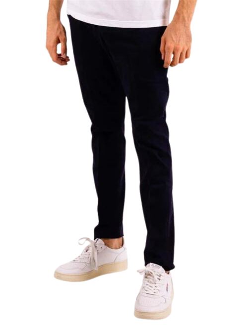 Pantalone Donna blu con passanti in vita DONDUP | UP235GSE043PTD890