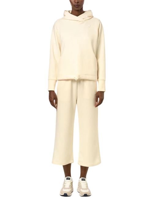 Pantalone Donna beige con fondo gamba scampanato K-WAY | K2115KW361