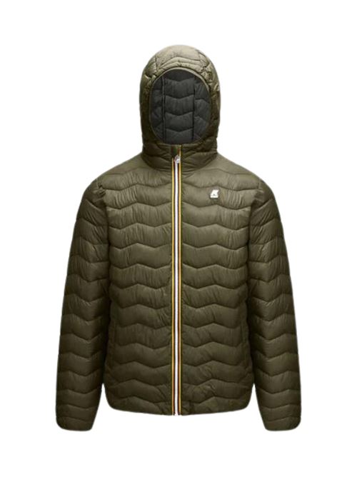Giubbotto Uomo verde con fondo regolabile K-WAY | K6121HWWMR