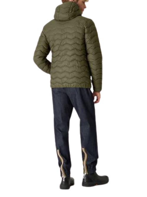 Giubbotto Uomo verde con fondo regolabile K-WAY | K6121HWWMR