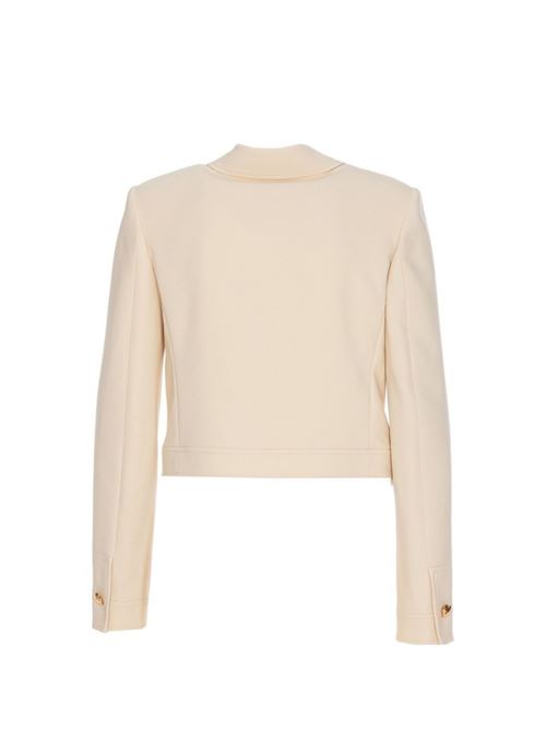 Giacca Donna beige con bottoni a cuore MOSCHINO COUTURE | A053555250004