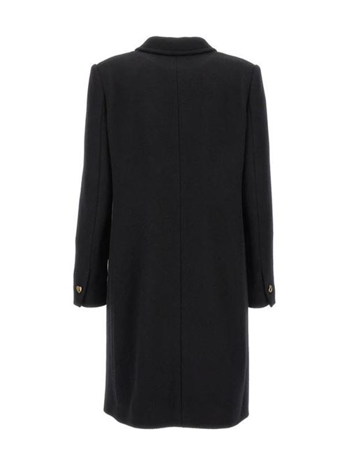Cappotto Donna nero con bottoni a cuore MOSCHINO COUTURE | A061955110555