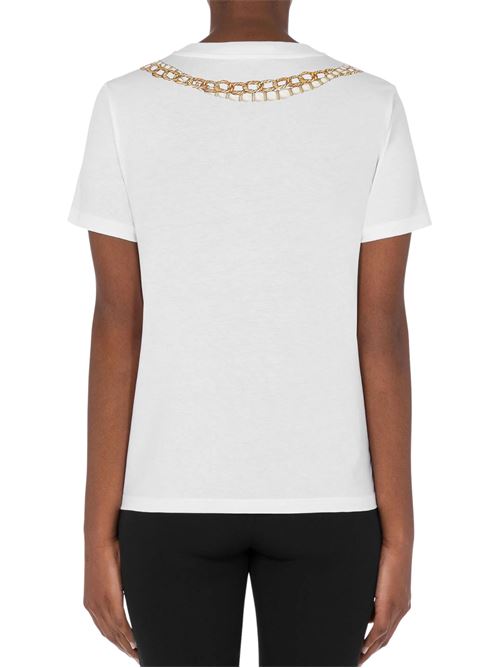 T-Shirt Donna bianco a maniche corte MOSCHINO COUTURE | J070355411001