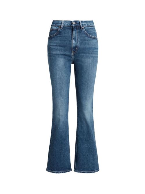 Jeans Donna blu con bottoni firmati POLO RALPH LAUREN | JEANS | 211890140001
