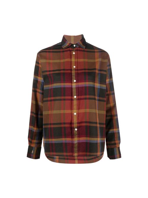 Camicia Donna rosso con motivo a quadri POLO RALPH LAUREN | CAMICIE | 211910760001