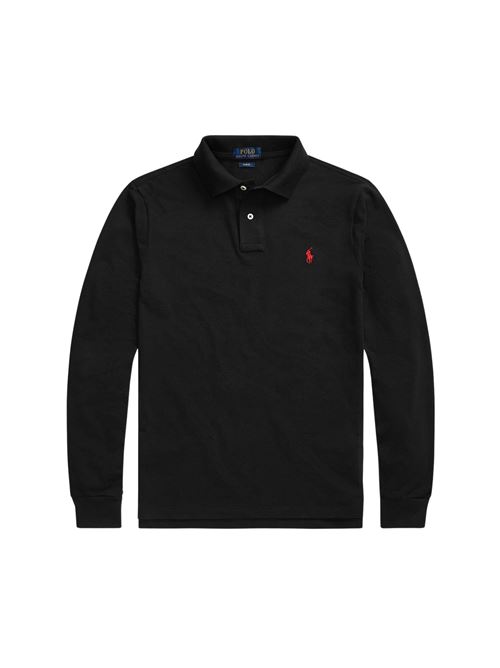 Polo Uomo Nera a maniche lunghe POLO RALPH LAUREN | POLO | 710681126037