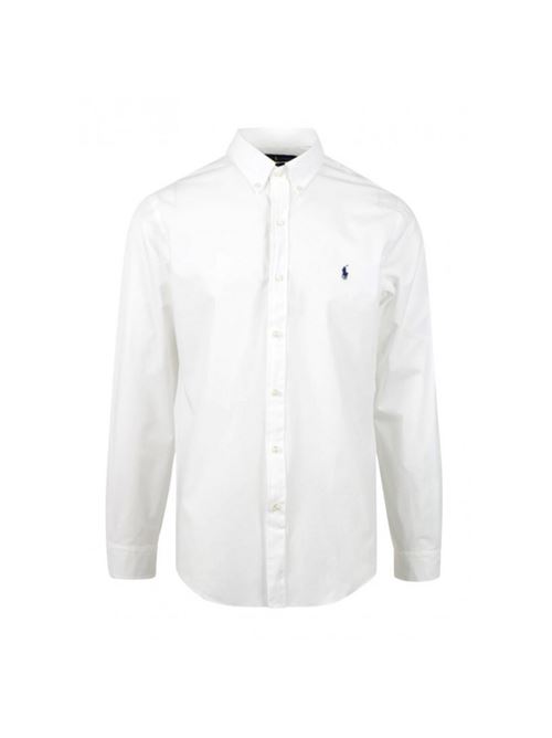 Camicia Uomo bianco con polsini con bottoni POLO RALPH LAUREN | CAMICIE | 710832480002