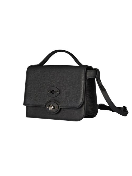Borsa a Mano Donna nero con doppia chiusura ZANELLATO | 68400660000Z0001