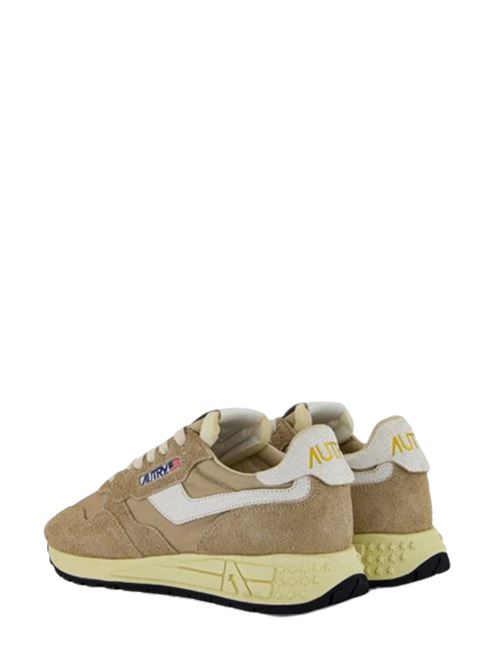 Scarpa da running da Uomo in pelle color bianco/beige AUTRY | WWLMNC08