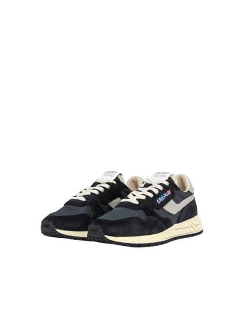 Scarpa da running da Uomo in pelle color bianco/blu/grigia AUTRY | WWLWNC05
