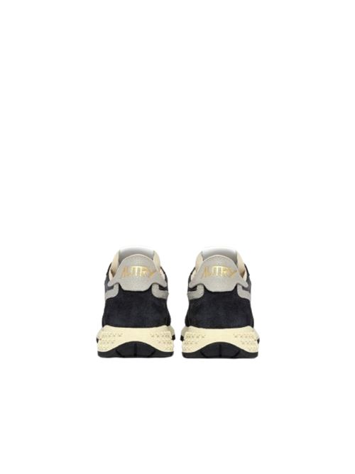 Scarpa da running da Uomo in pelle color bianco/blu/grigia AUTRY | WWLWNC05