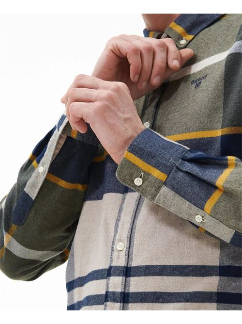 Camicia da uomo color forest in cotone BARBOUR | MSH4994MSHTN16