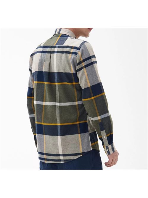 Camicia da uomo color forest in cotone BARBOUR | MSH4994MSHTN16