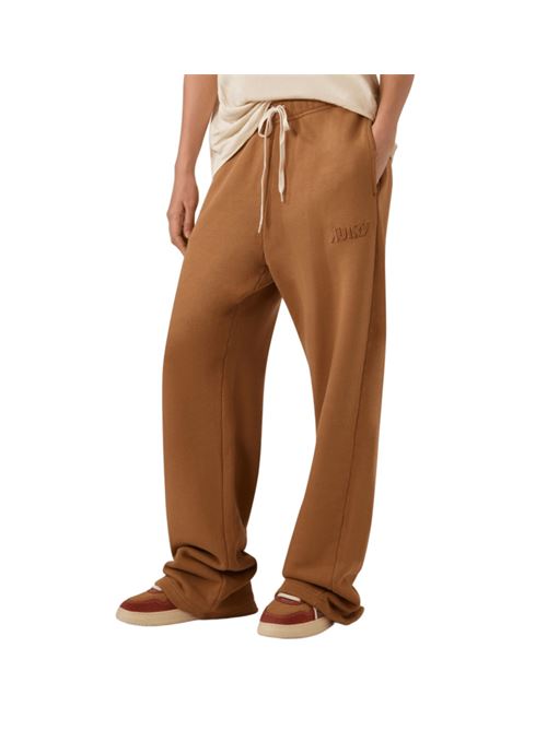 Pantalone tuta da donna con coulisse in cotone color tabacco AUTRY | SPPWM7HN
