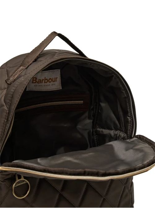 Zaino da donna trapuntato in nylon verde oliva BARBOUR | LBA0394LBAOL75