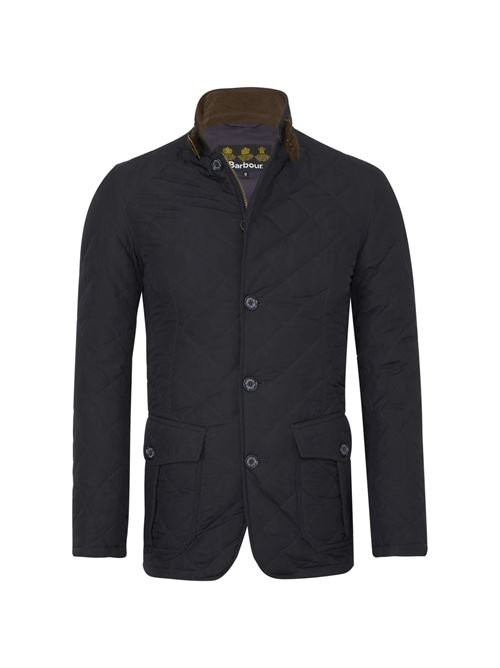 Giacca da uomo trapuntata 100 grammi con colletta a imbuto colore blu navy BARBOUR | MQU0508MQUNY71