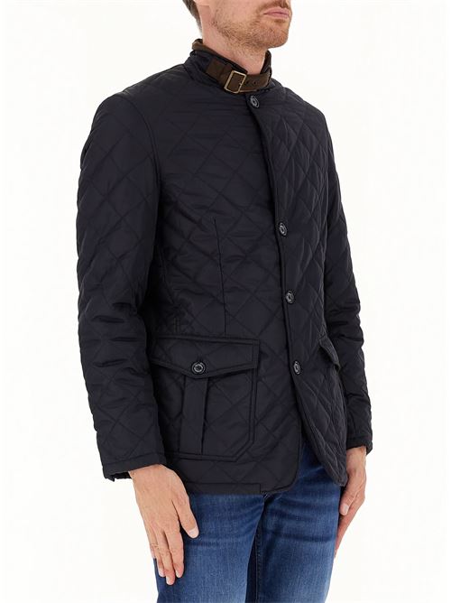 Giacca da uomo trapuntata 100 grammi con colletta a imbuto colore blu navy BARBOUR | MQU0508MQUNY71