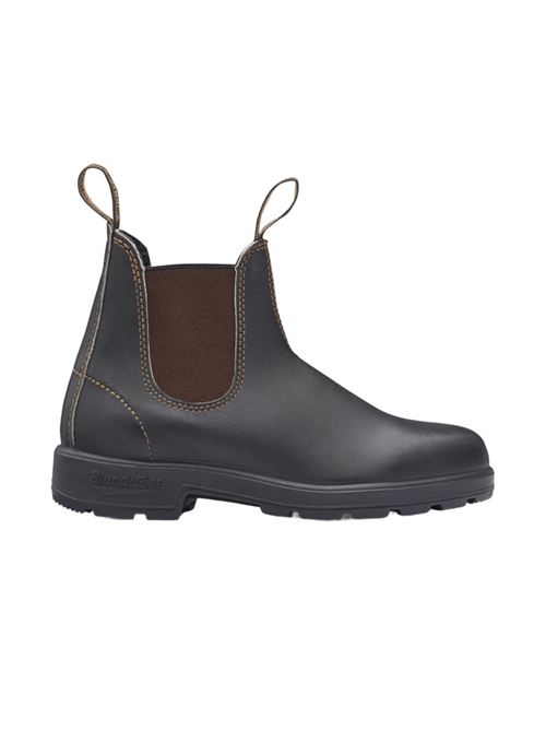 Stivaletti da donna in pelle, CHELSEA BOOTS, colore marrone, elastico marrone BLUNDSTONE | 500BCD500
