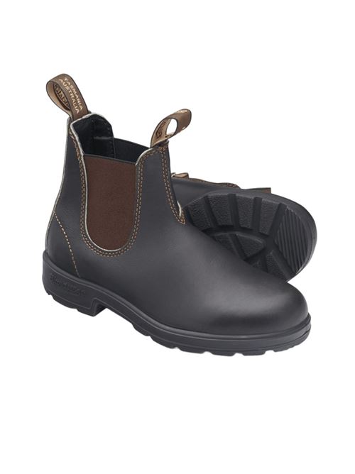 Stivaletti da donna in pelle, CHELSEA BOOTS, colore marrone, elastico marrone BLUNDSTONE | 500BCD500