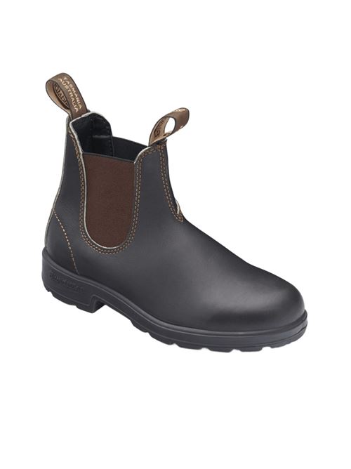 Stivaletti da donna in pelle, CHELSEA BOOTS, colore marrone, elastico marrone BLUNDSTONE | 500BCD500