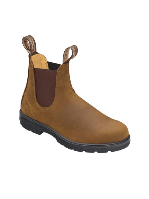 Stivaletti da uomo in pelle, CHELSEA BOOTS, colore sabbia, elastico marrone BLUNDSTONE | 562BC562