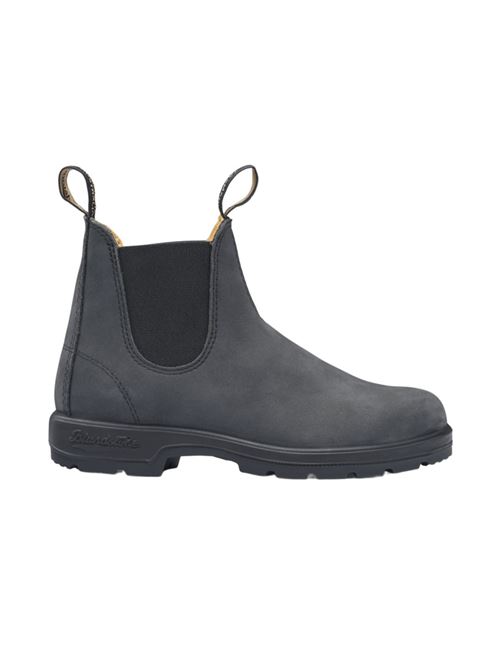 Stivaletti da donna in pelle, CHELSEA BOOTS, colore rustic black, elastico nero BLUNDSTONE | 587BCD587