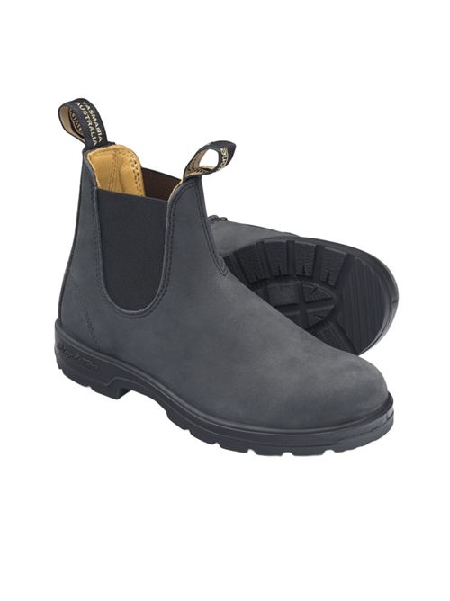 Stivaletti da donna in pelle, CHELSEA BOOTS, colore rustic black, elastico nero BLUNDSTONE | 587BCD587
