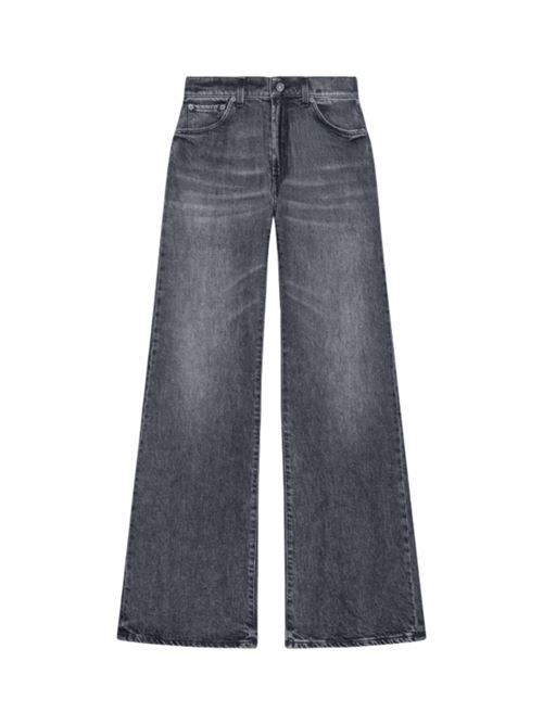 Jeans da donna in cotone stretch, gamba ampia, colore nero vintage DONDUP | DP619DSE377LO1999