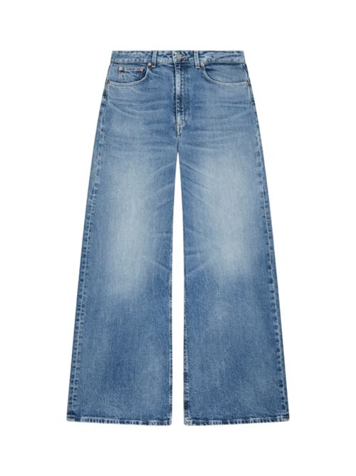Jeans da donna in cotone elasticizzato, palazzo, colore chiaro vintage DONDUP | DP828DSH371LO3800