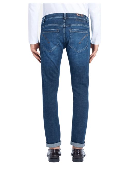 Jeans da uomo in cotone stretch, vita bassa, colore denim scuro DONDUP | UP232DSK316J12800
