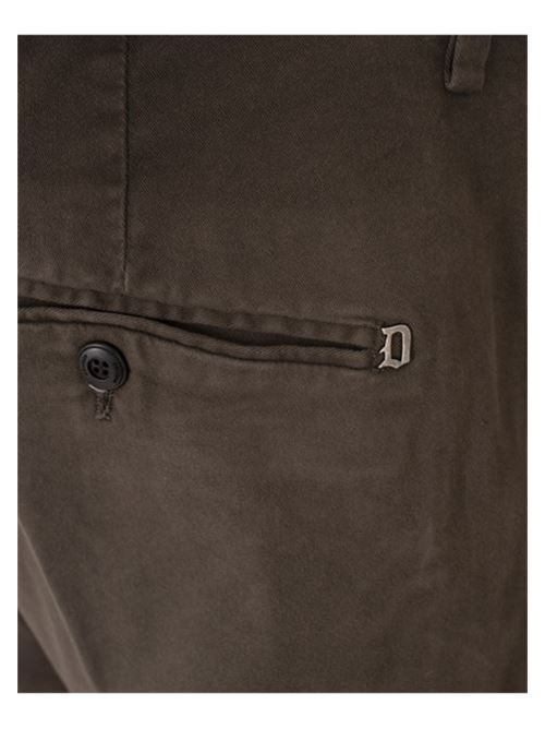 Pantalone da uomo, chino in twill di cotone, color fieno DONDUP | UP235GSE043PTD671