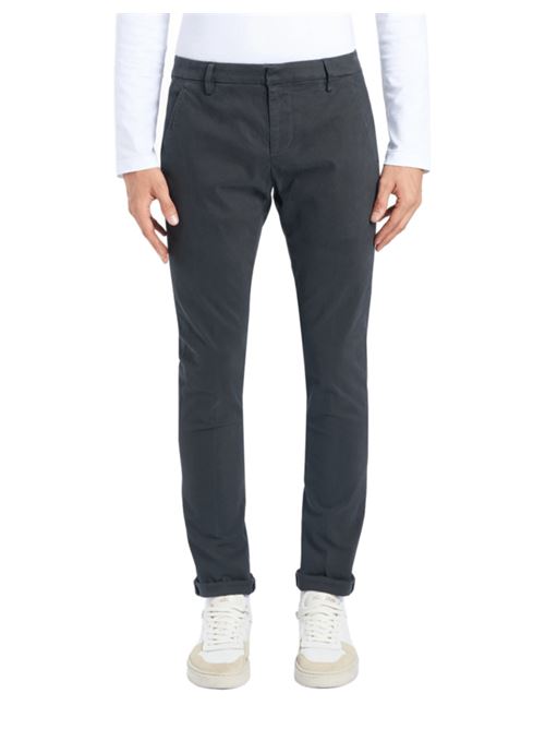 Pantalone da uomo, chino in twill di cotone, colore grigio DONDUP | UP235GSE043PTD910