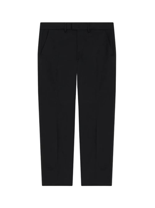 Pantaloni da uomo in misto lana, lunghezza alla caviglia, chino, colore nero DONDUP | UP525OS0120002O999