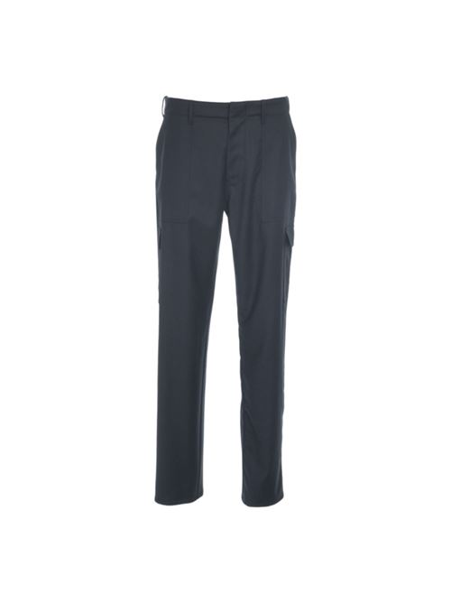Pantalone da uomo in pura lana, tasche applicate, colore grigio ETRO | PANTALONI | MRED002099TU2K0N0035