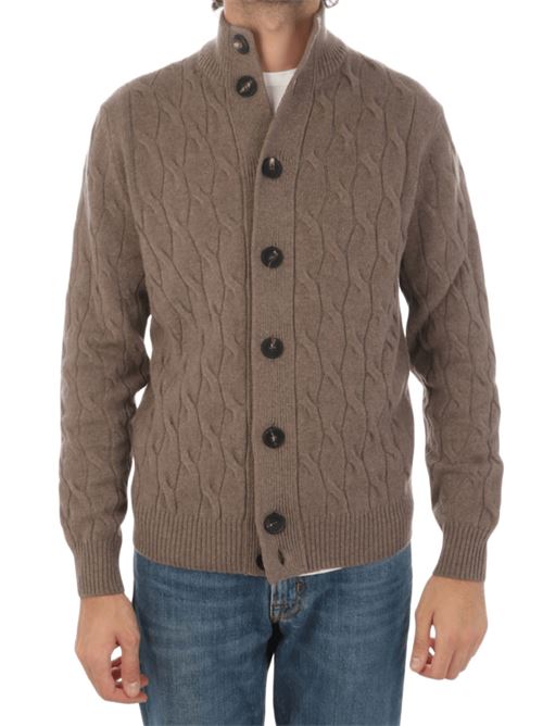 BLUSOTTO TRECCE FILIPPO DE LAURENTIS | Cardigan | BB3MLWC7T920