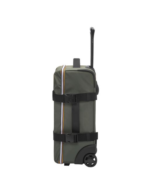 Il trolley da viaggio in tessuto ripstop impermeabile, idrorepellente, antivento verde K-WAY | K2127IWY02