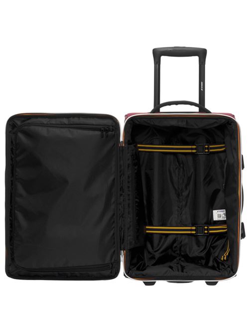 Il trolley da viaggio in tessuto ripstop impermeabile, idrorepellente, antivento blu K-WAY | K2127IWY04