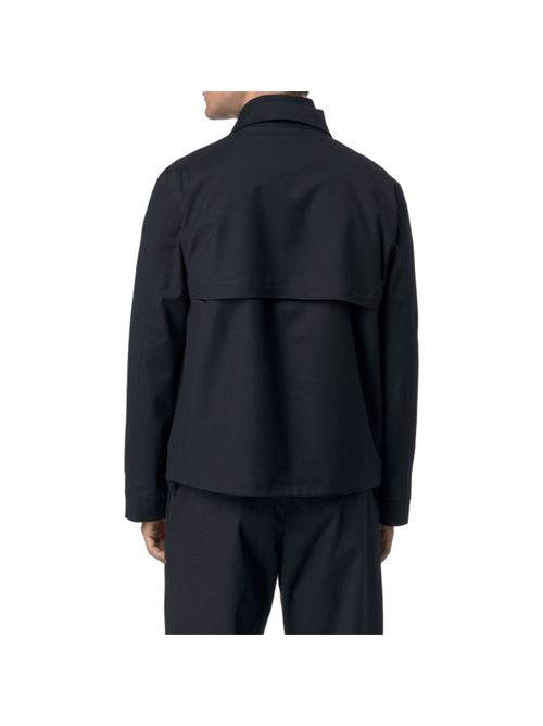 Giacca da uomo corta,  idrorepellente, con gilet staccabile, colore depth blu K-WAY | K21475WBCE