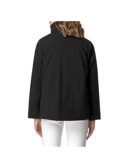 Giaccone da donna in tessuto tecnico impermeabile, colore nero K-WAY | K7125KWUSY