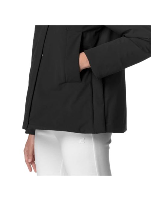 Giaccone da donna in tessuto tecnico impermeabile, colore nero K-WAY | K7125KWUSY