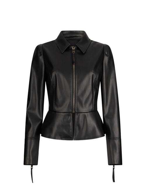 Giacca da donna  in tessuto spalmato, colore nero LIU JO | GIACCHE | CF5203-E062422222