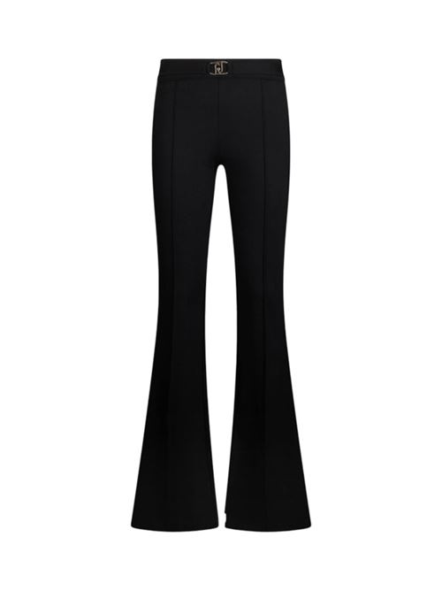 Pantaloni flare con cintura, colore nero LIU JO | PANTALONI | MF5143-J918922222