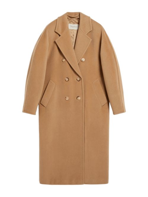 Madame Icon Coat in lana misto cashmere con cinura in vita, colore cammello MAX MARA | 1018015106001