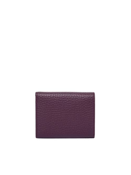 Portafoglio piccolo in pelle martellata, colore chianti ORCIANI | SD0142SOF20WCHI